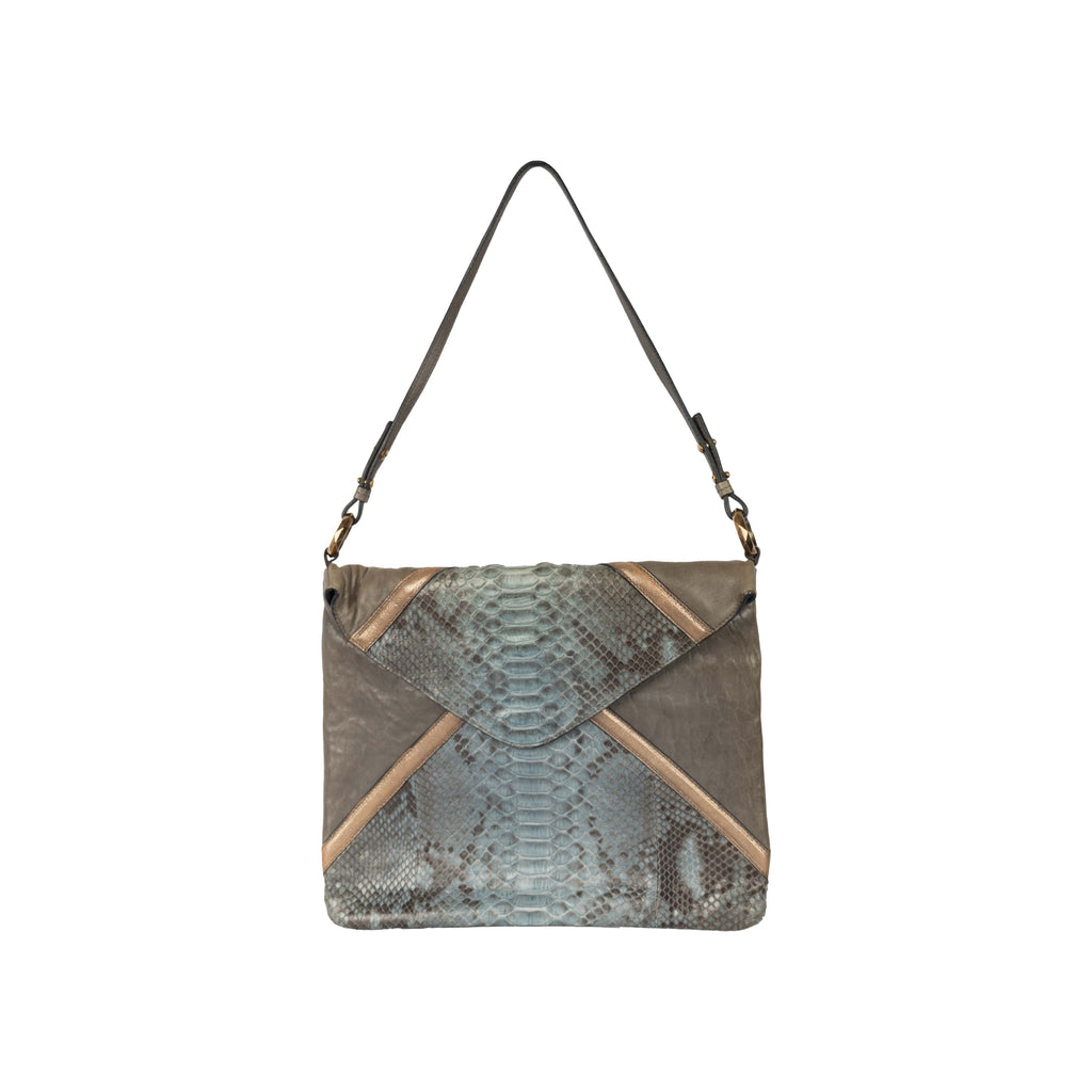 Secondhand Chloe Snakeskin Envelope Bag