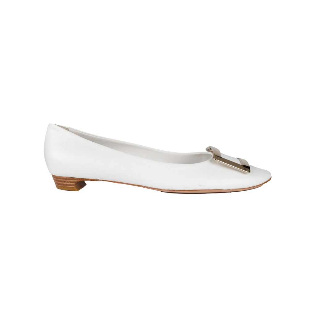 Secondhand Roger Vivier Trompette Metal Buckle Ballerinas