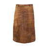 Secondhand Alm Sach Suede Leather Skirt