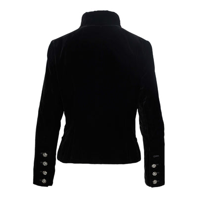 Second-hand Chanel Velvet Jacket with Stone Buttons