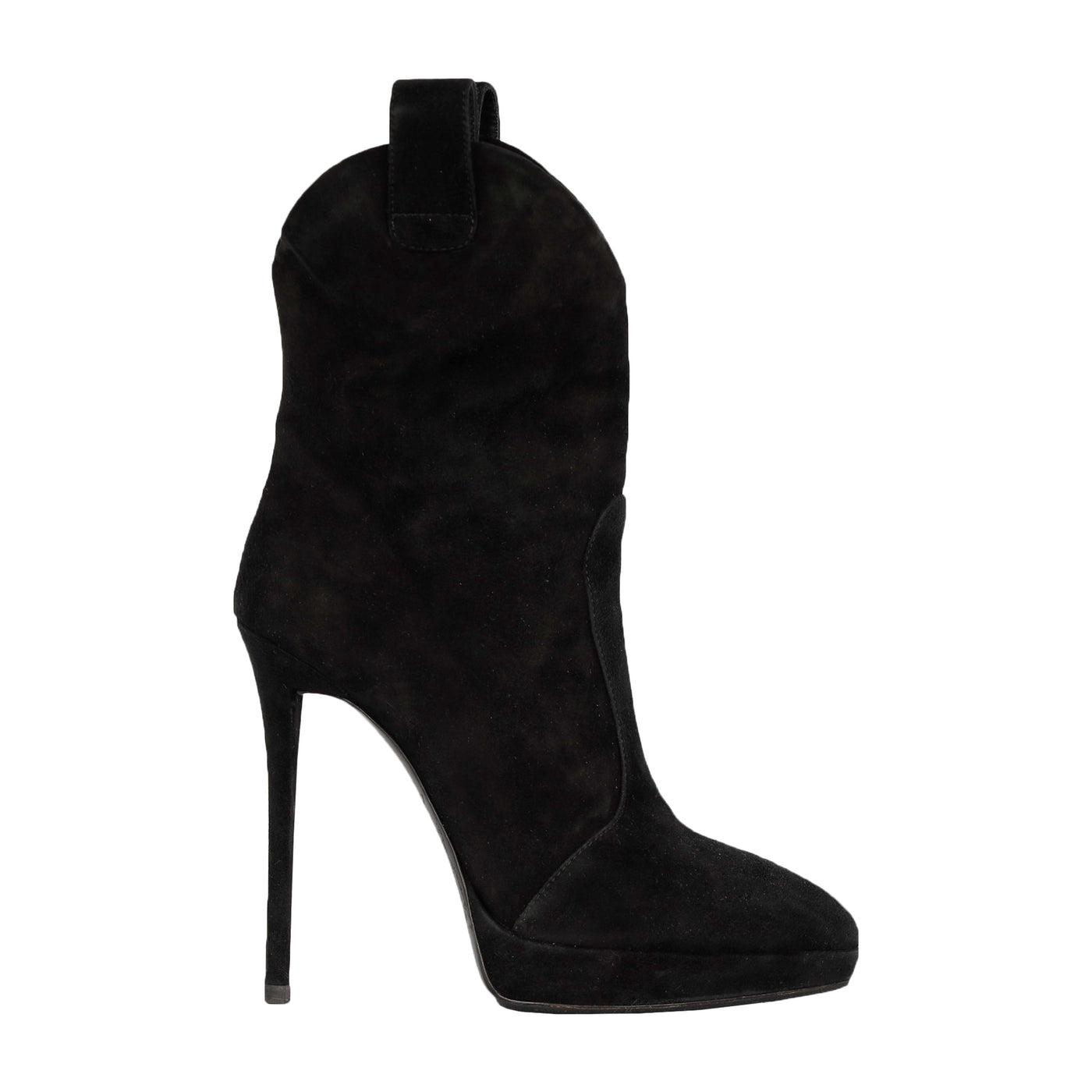 Second hand Giuseppe Zanotti Pointy Suede Black Boots