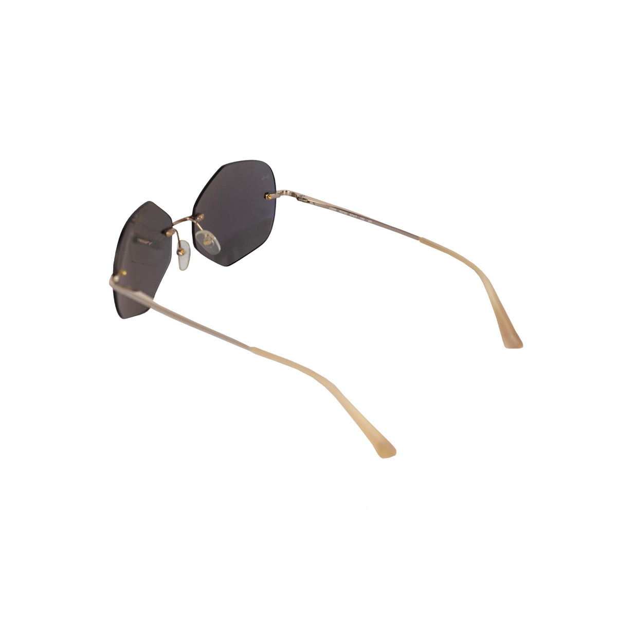 Secondhand Bausch & Lomb Rimless Hexagon Sunglasses