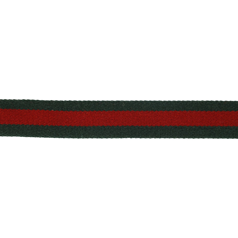 Gucci web belt, green and red web canvas pre-owned