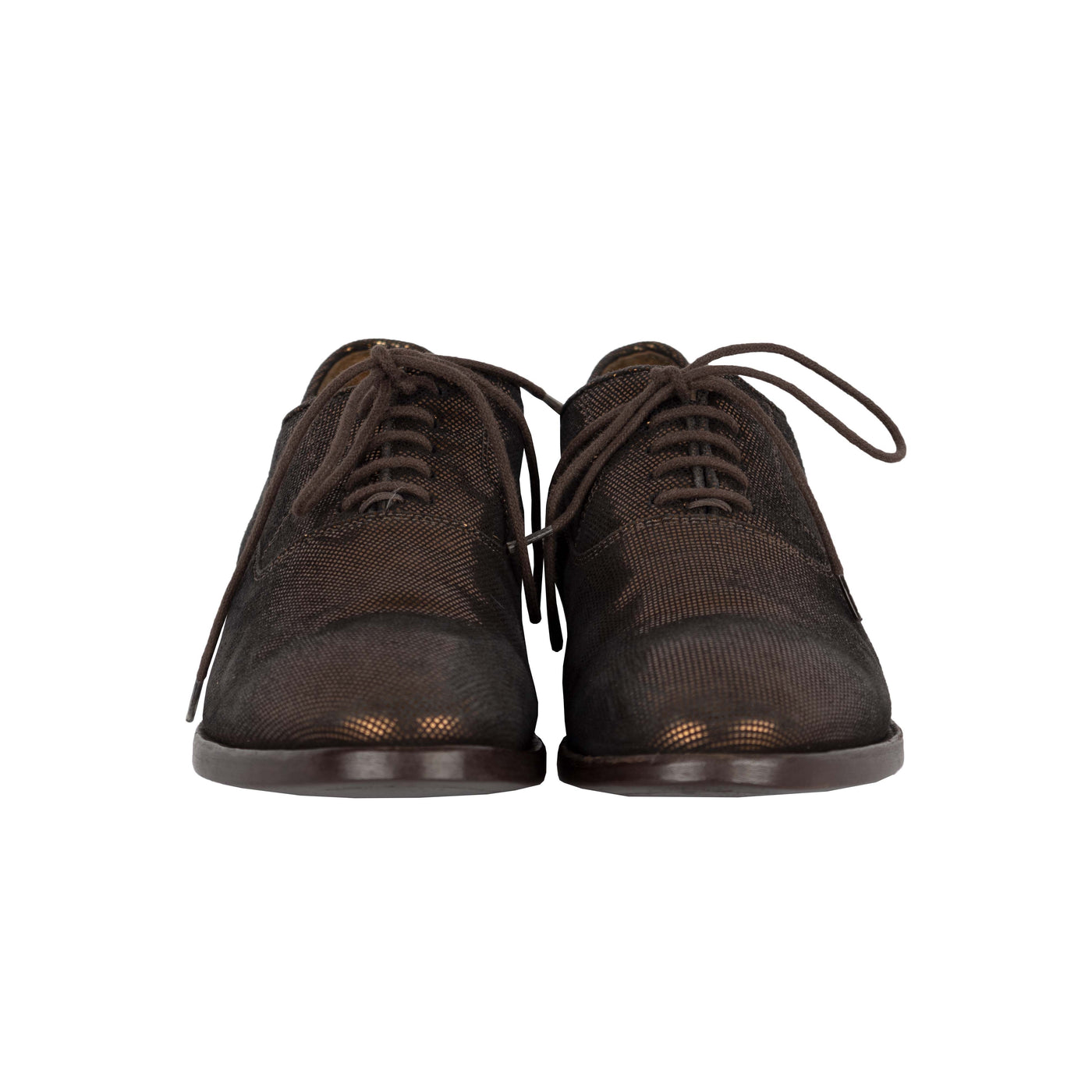 Secondhand Paul Smith Metallic Lace-up Shoes