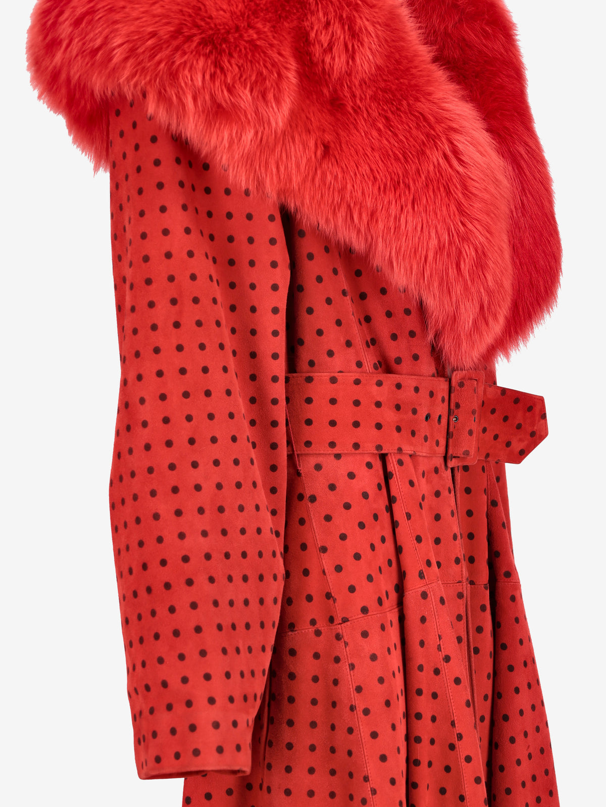 Carlo Tivoli Fur Coat with Hat BR003439  Carlo Tivioli 