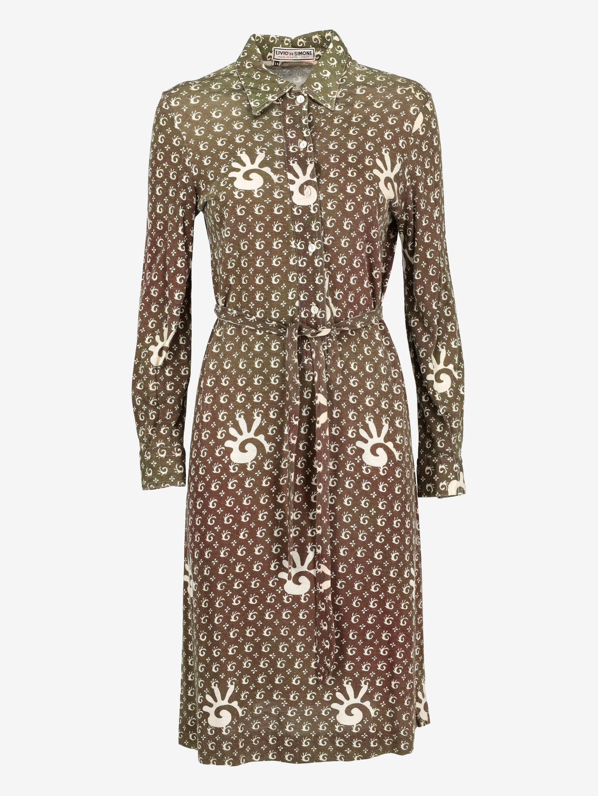 Livio De Simone - Made in Capri, Italy 1970s Dress Z101456  De Simone 