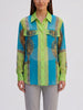 Versus Versace 1990s Shirt in Silk Organza MR205443  Versace 