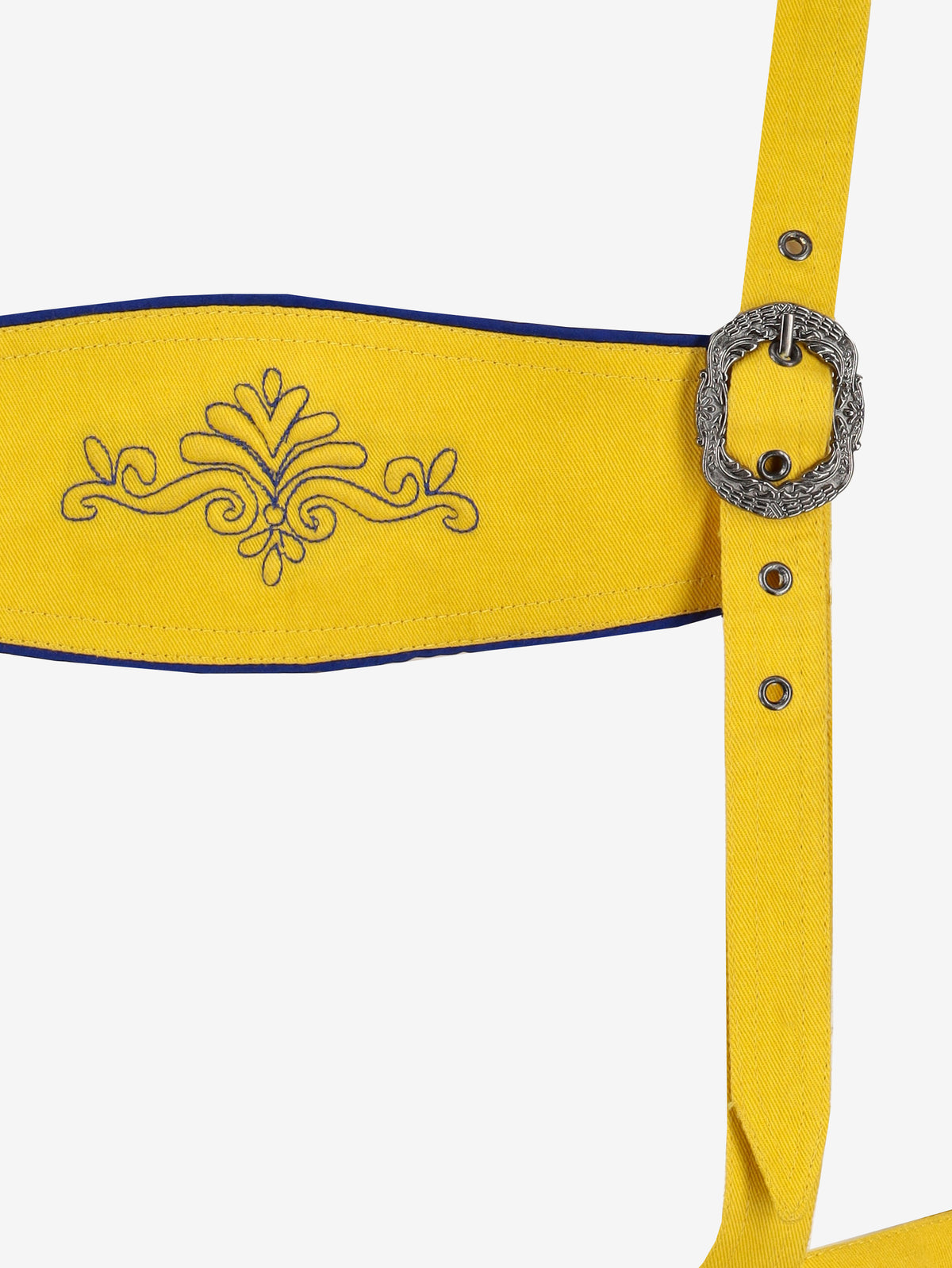 Yellow Cotton Lederhosen MZ1902474  Vintage 