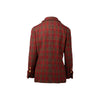 Chanel blazer wool jacket with tartan pattern pre-owned