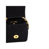 Chanel black satin mini flap bag pre-owned nft