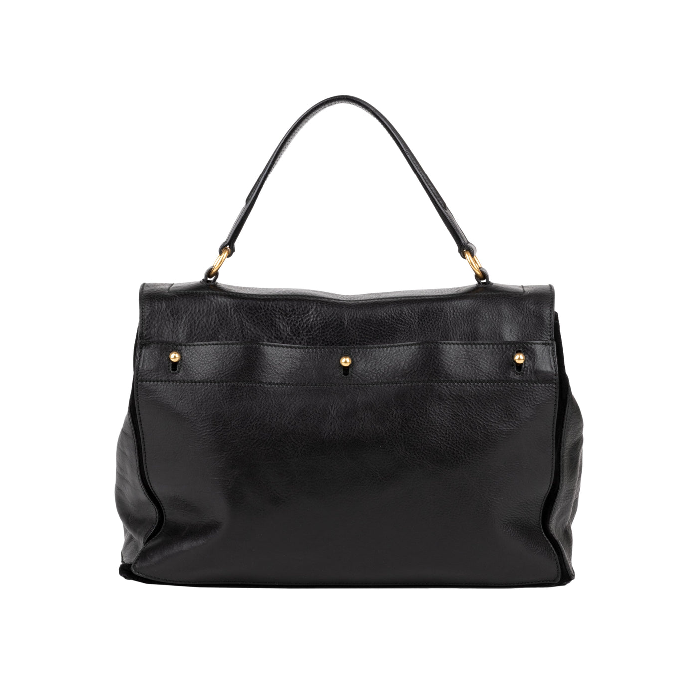 Yves Saint Laurent Muse Two bag black leather  pre-owned