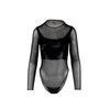 Collection Privée black bodysuit. Long sleeves, decorated with black sequins pre-owned