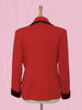 Blumarine Red Wool Blazer