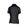 Moschino Cheap and Chic black shirt. Semi-sheer design, short sleeves and front pockets pre-owned