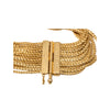 Gianfranco Ferré gold-plated necklace. Maxi fit with tightly knit chains, back fastening pre-owned