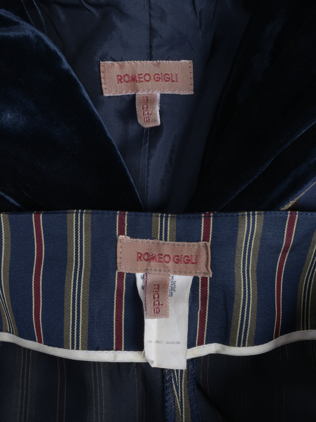 Romeo Gigli Striped Suit