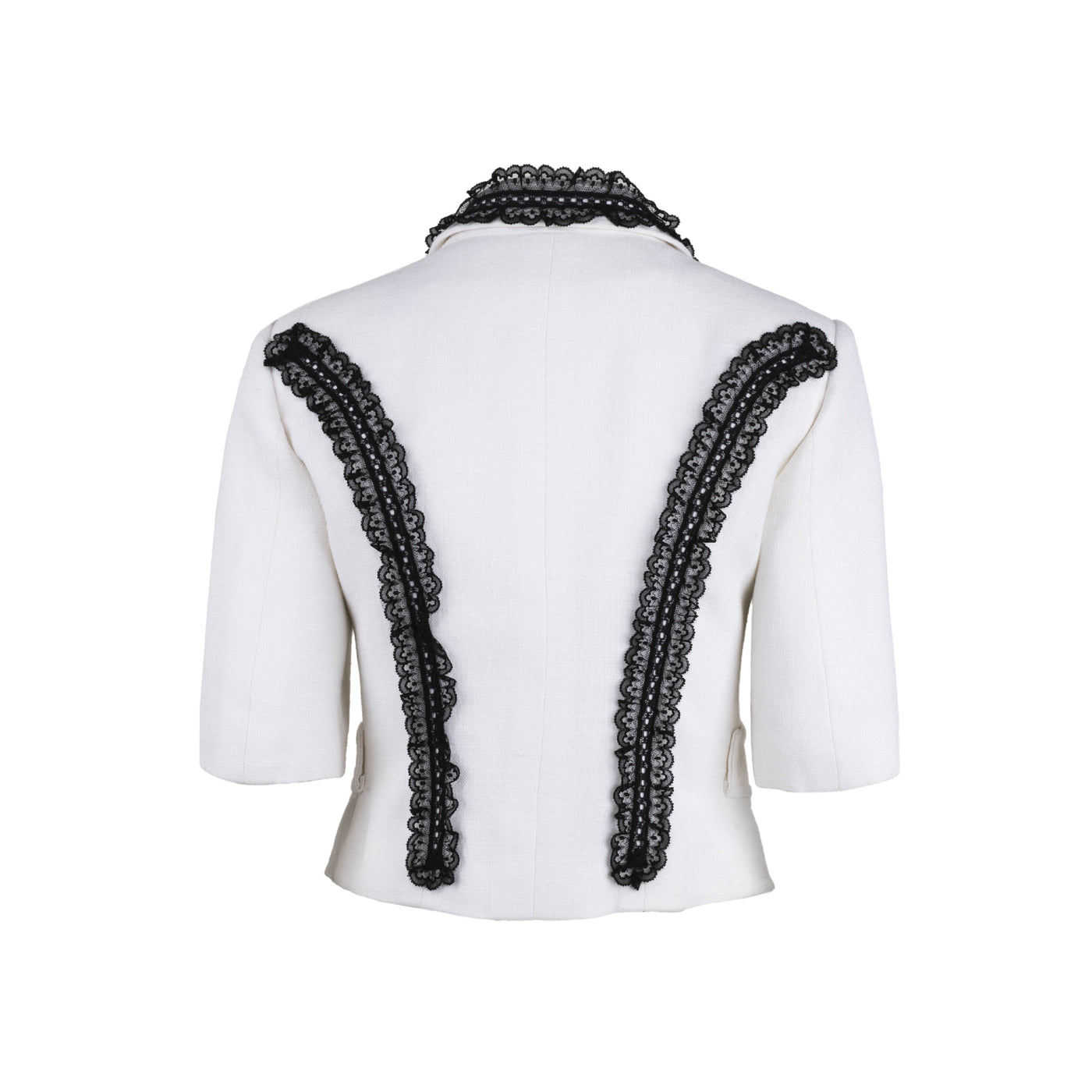 Christian Lacroix white linen jacket pre-owned