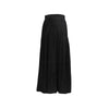Gianfranco Ferré long black suede skirt pre-owned