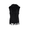 Collection Privé black lapin fur vest pre-owned