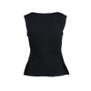 Yves Saint Laurent black denim waistcoat pre-owned