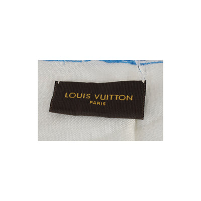 Secondhand Louis Vuitton Multicolor Chain Print Scarf