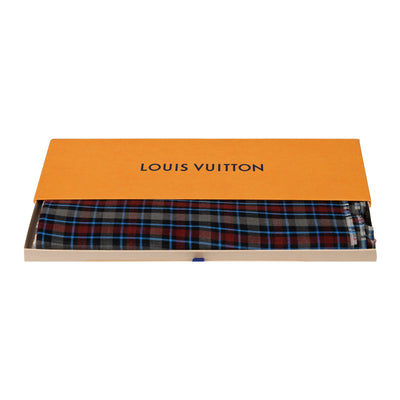Secondhand Louis Vuitton Monogram Plaid Scarf
