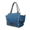 Secondhand Valentino Rockstud 2-Way Denim Bag 