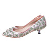 Secondhand Loewe Flower Bead Embellished Pumps