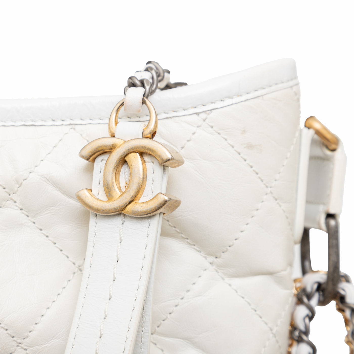 Secondhand Chanel Quilted Leather Gabrielle Hobo Bag 