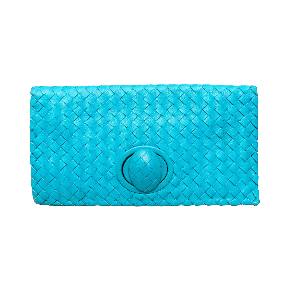 Secondhand Bottega Veneta Intrecciato Turn-Lock Clutch 