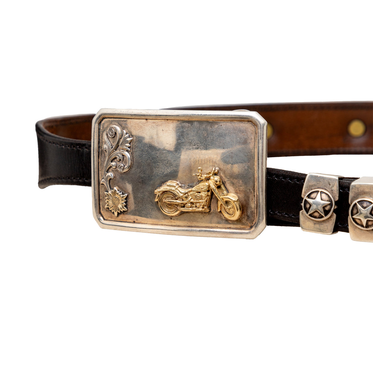 Secondhand Vogt Motorcycle Buckle Coin Belt