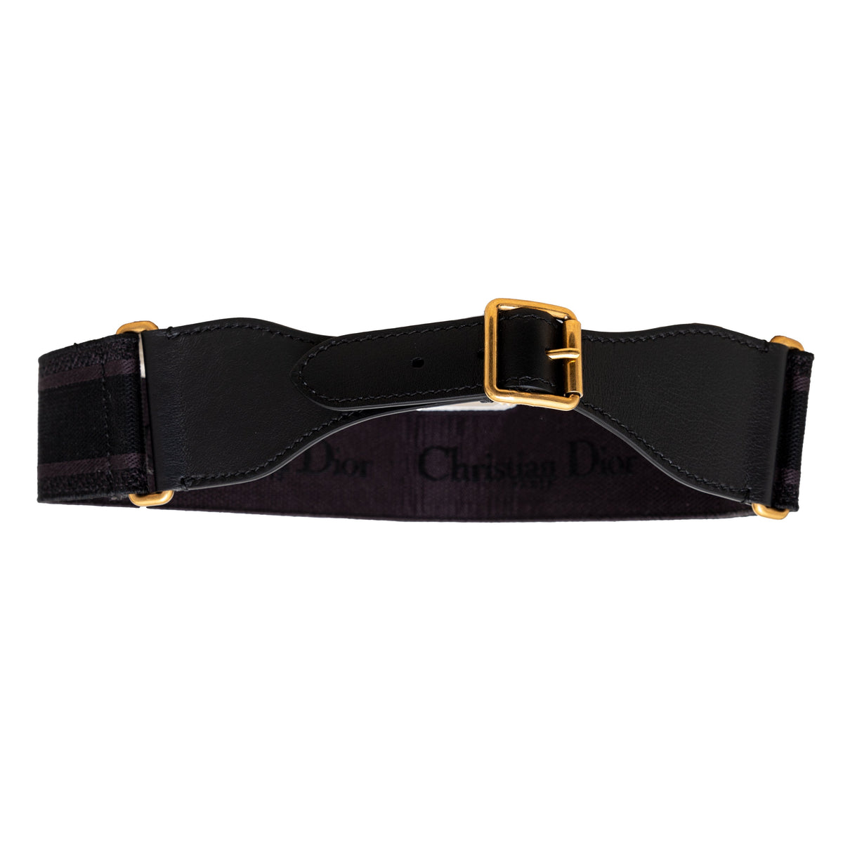 Secondhand Christian Dior Wide Canvas Belt 