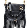 Secondhand Chloe Mini Marcie Fringe Leather Crossbody Bag 