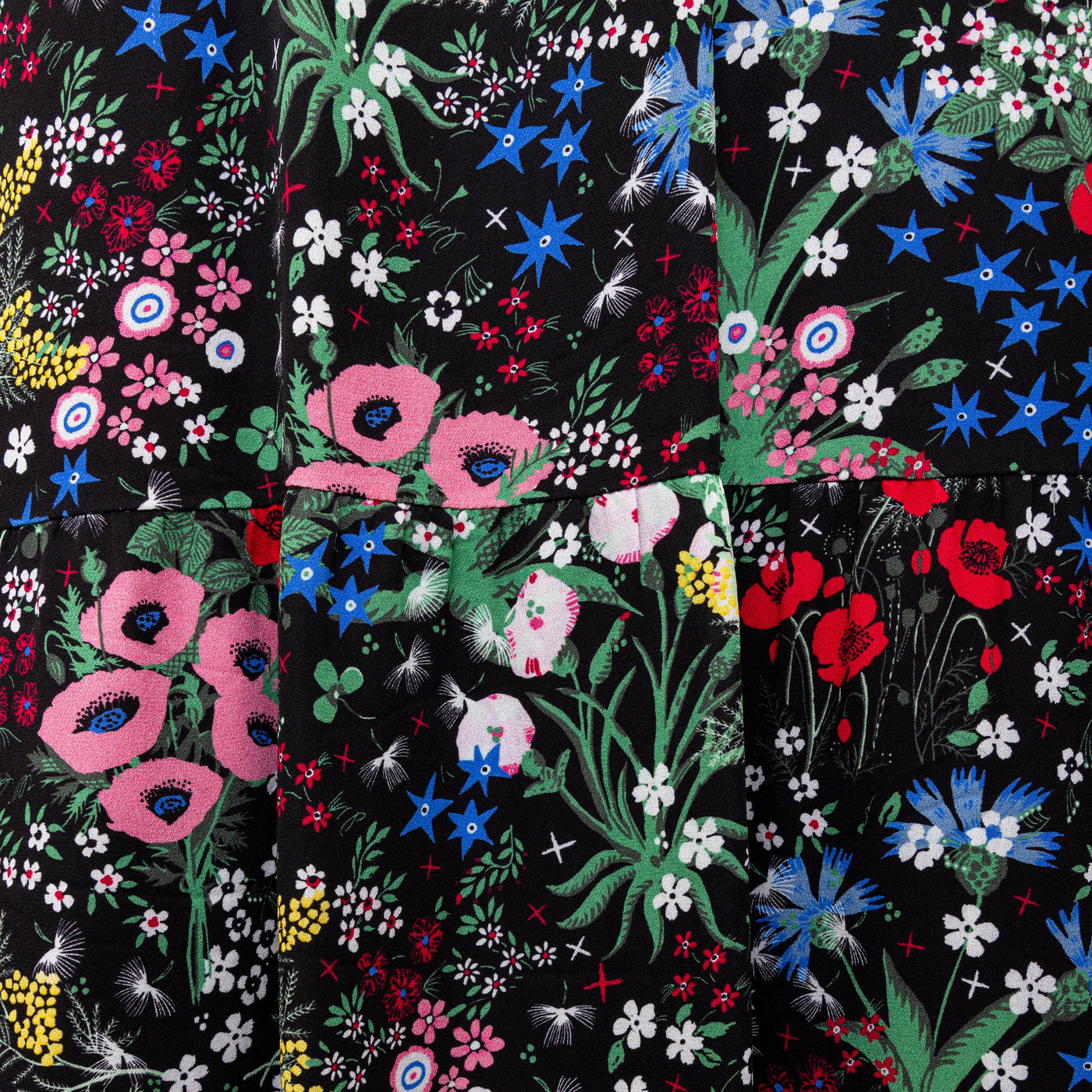 Secondhand Valentino Floral Print Midi Dress 