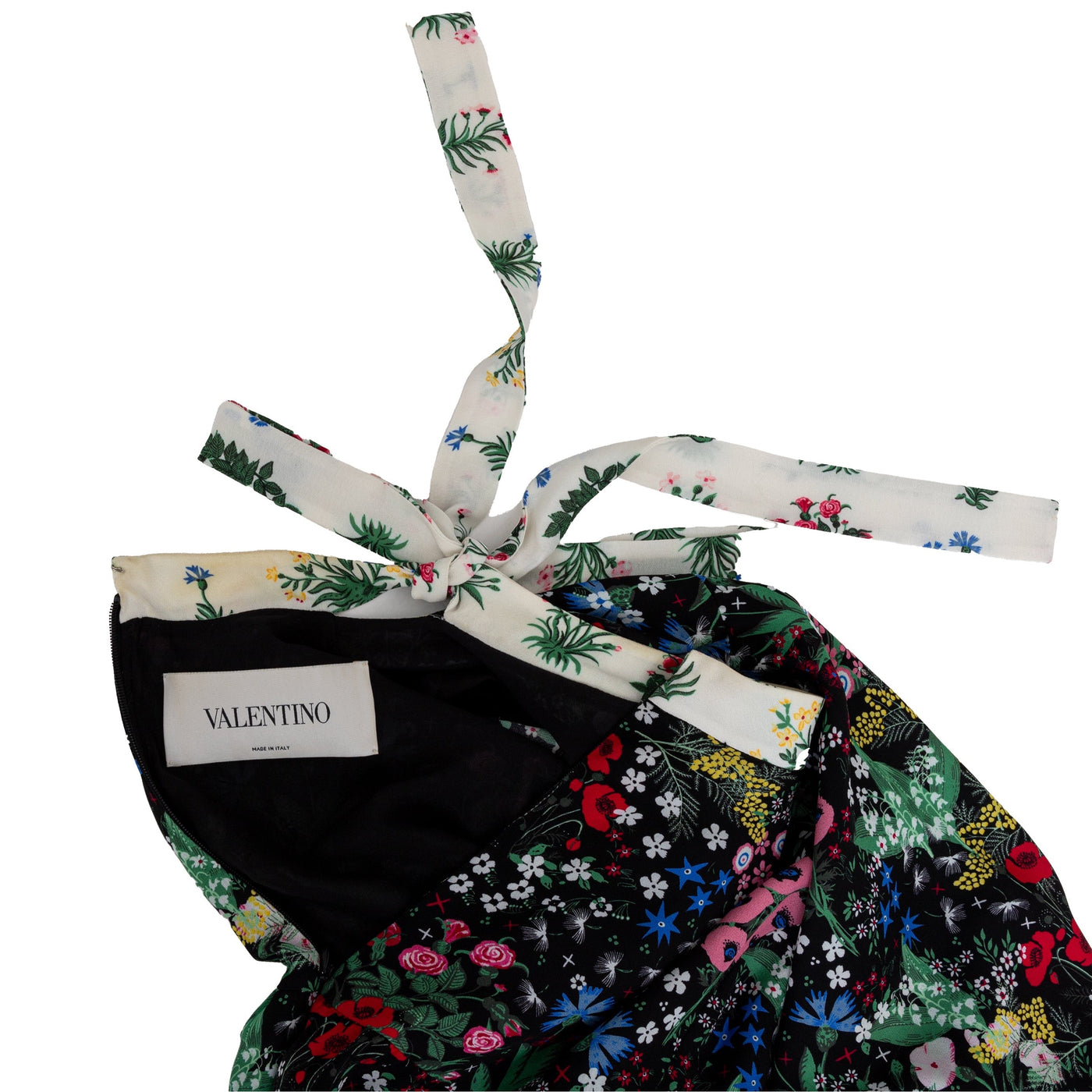 Secondhand Valentino Floral Print Midi Dress 