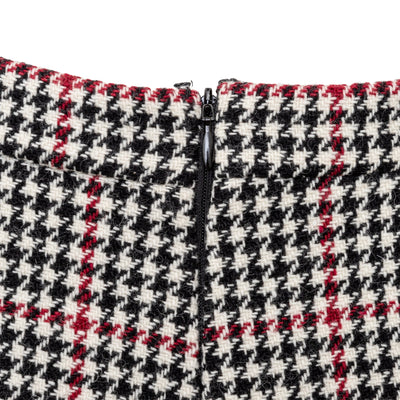 Secondhand Red Valentino Houndstooth Pattern Shorts
