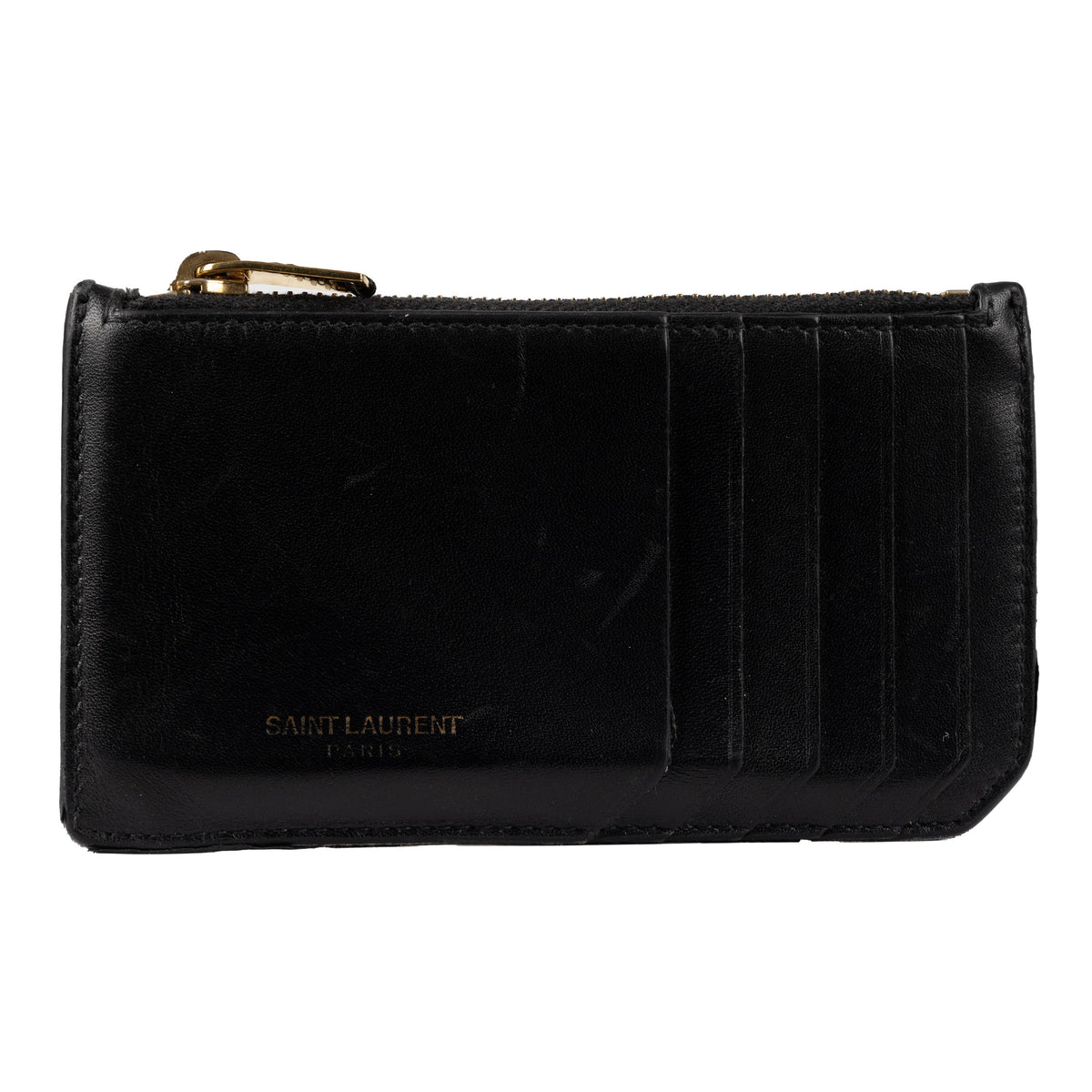 Secondhand Saint Laurent Leather Card Holder