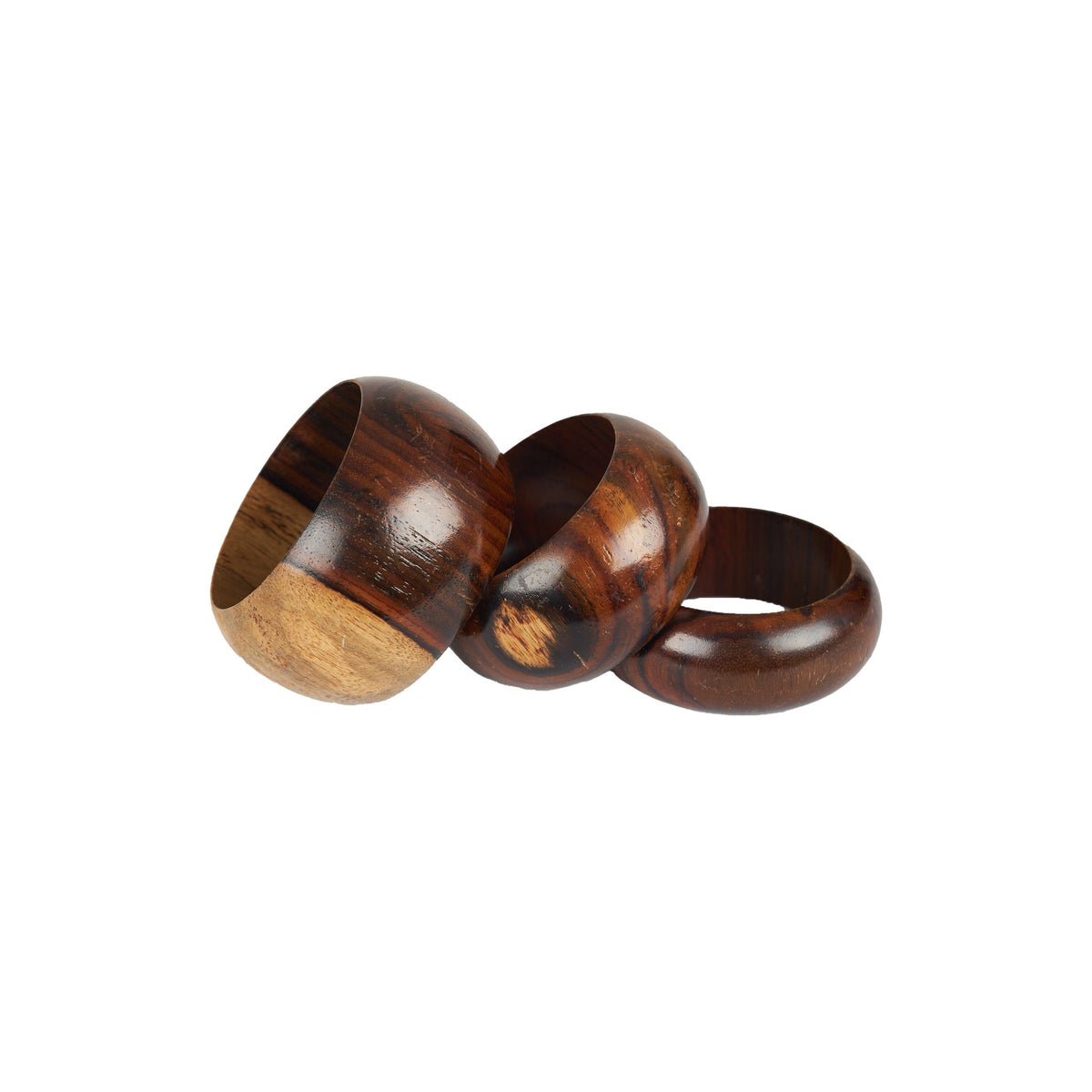 Secondhand Collection Privée Wooden Bangle Set