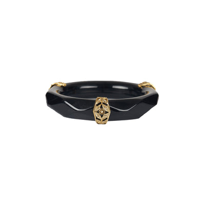 Secondhand Collection Privée Bracelet with Golden Metal Details
