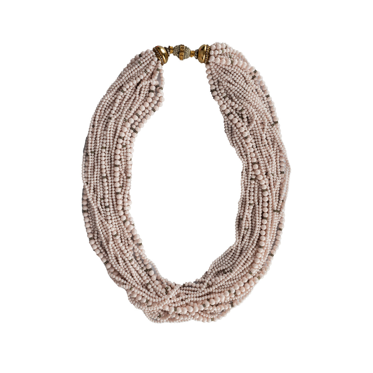 Secondhand Collection Privée Multilayer Bead Necklace