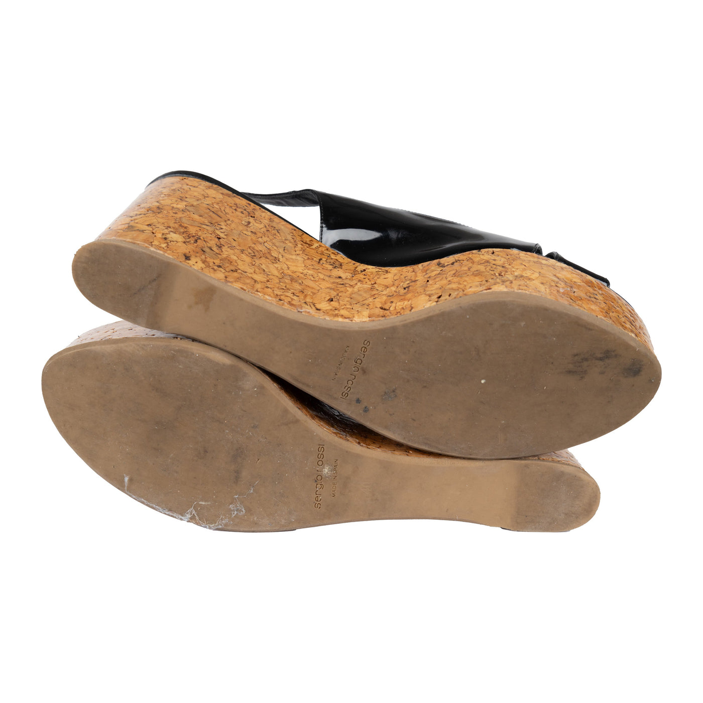 Secondhand Sergio Rossi Platform Wedge Sandals 