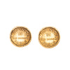 Chanel gold plated clip-on earrings pre-owned 