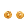Chanel gold plated clip-on earrings pre-owned
