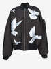 3.Paradis Freedom Doves MA-1 Bomber Jacket RU21726.18  Vintage 