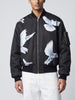 3.Paradis Freedom Doves MA-1 Bomber Jacket RU21726.18  Vintage 