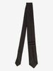Prada Black Silk and Cotton Textured Tie MU260922.68  Prada 