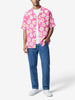 Vintage Fuchsia Daisy Print Shirt MU260922.33  Erl 