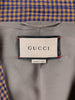 Gucci Yellow and Blue Checked Linen Blazer MU260922.54  Gucci 