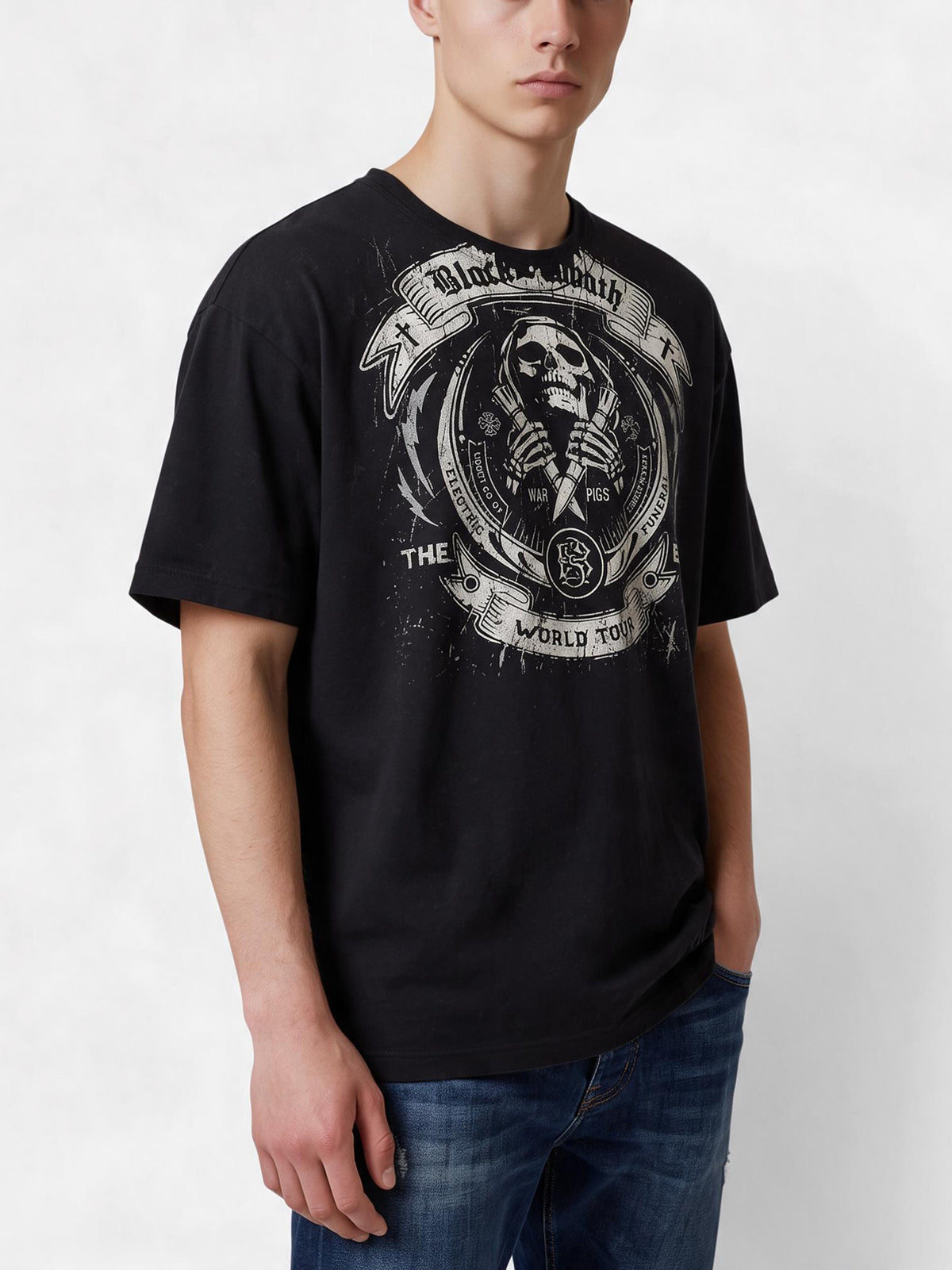 eYe Junya Watanabe MAN Skeleton Graphic T-Shirt MU260922.45  Junya Watanabe 