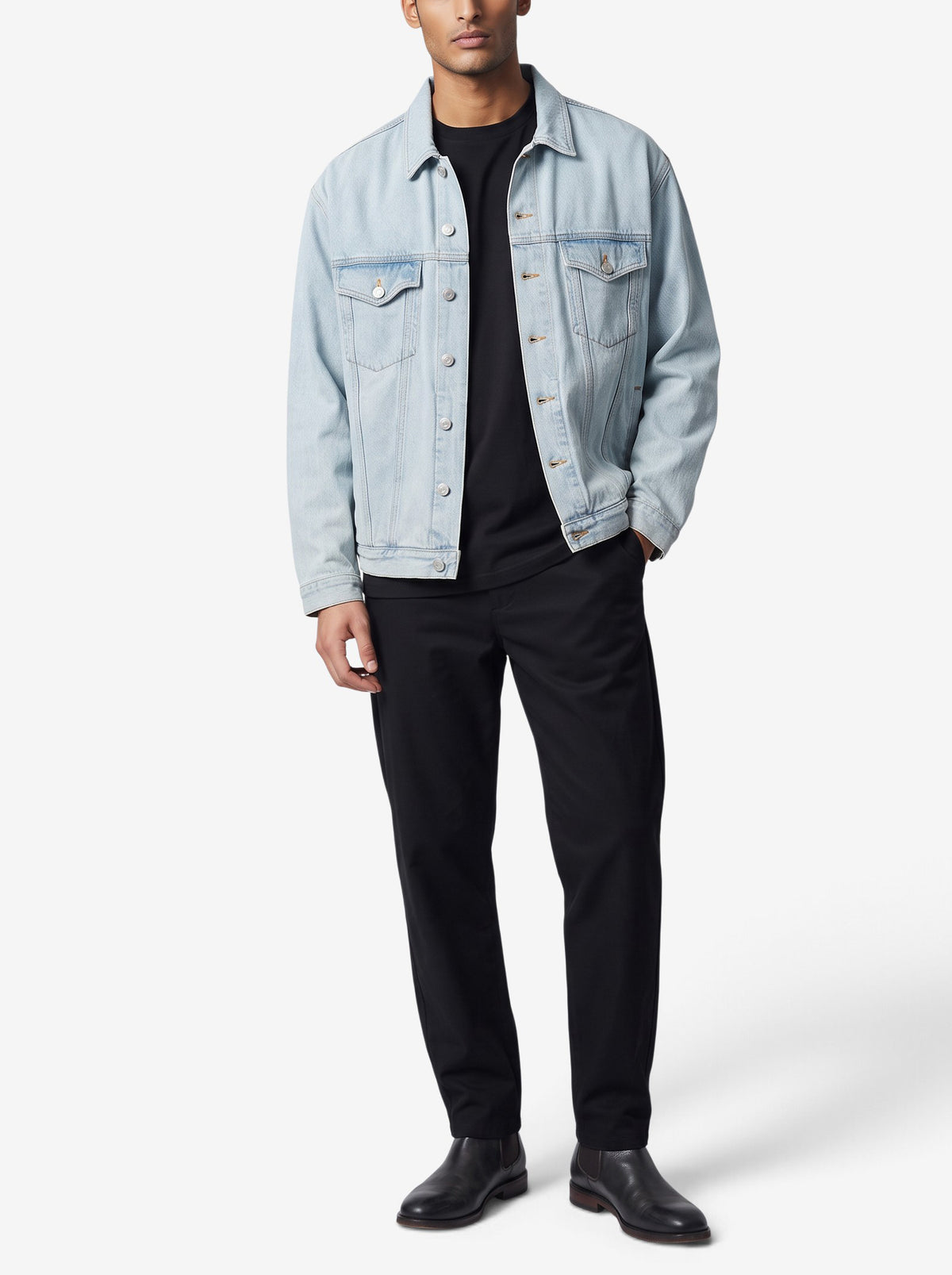 Martine Rose Light Denim Oversized Jacket MU260922.57  Martine Rose 